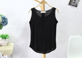 Neck Loose Tank Tops
