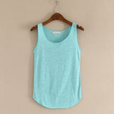 Neck Loose Tank Tops