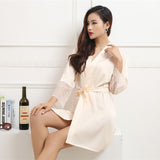 Silk Bathrobes Sleepwear