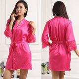 Silk Bathrobes Sleepwear