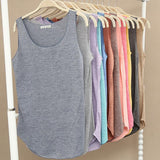 Neck Loose Tank Tops