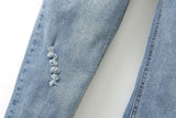 GCAROL Ripped Denim Jumpsuits