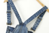 GCAROL Ripped Denim Jumpsuits