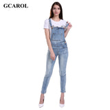 GCAROL Ripped Denim Jumpsuits