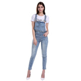 GCAROL Ripped Denim Jumpsuits